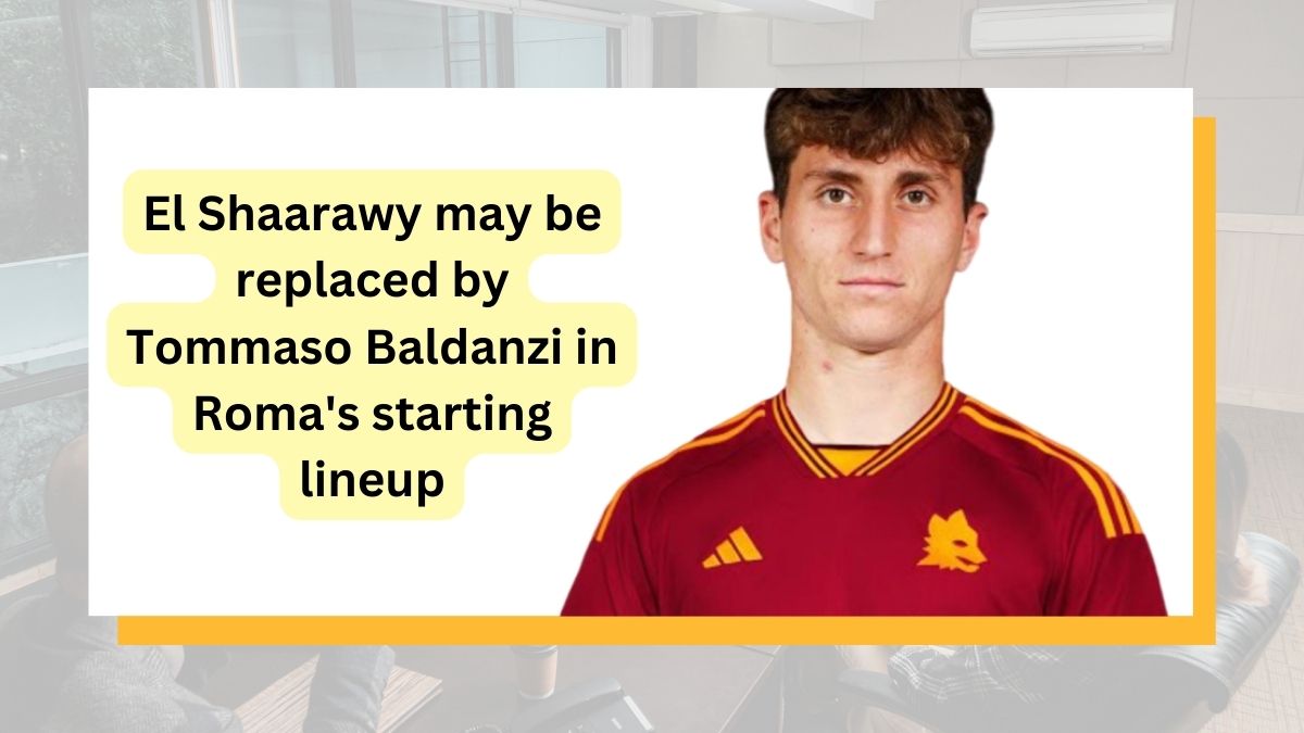 El Shaarawy may be replaced by Tommaso Baldanzi