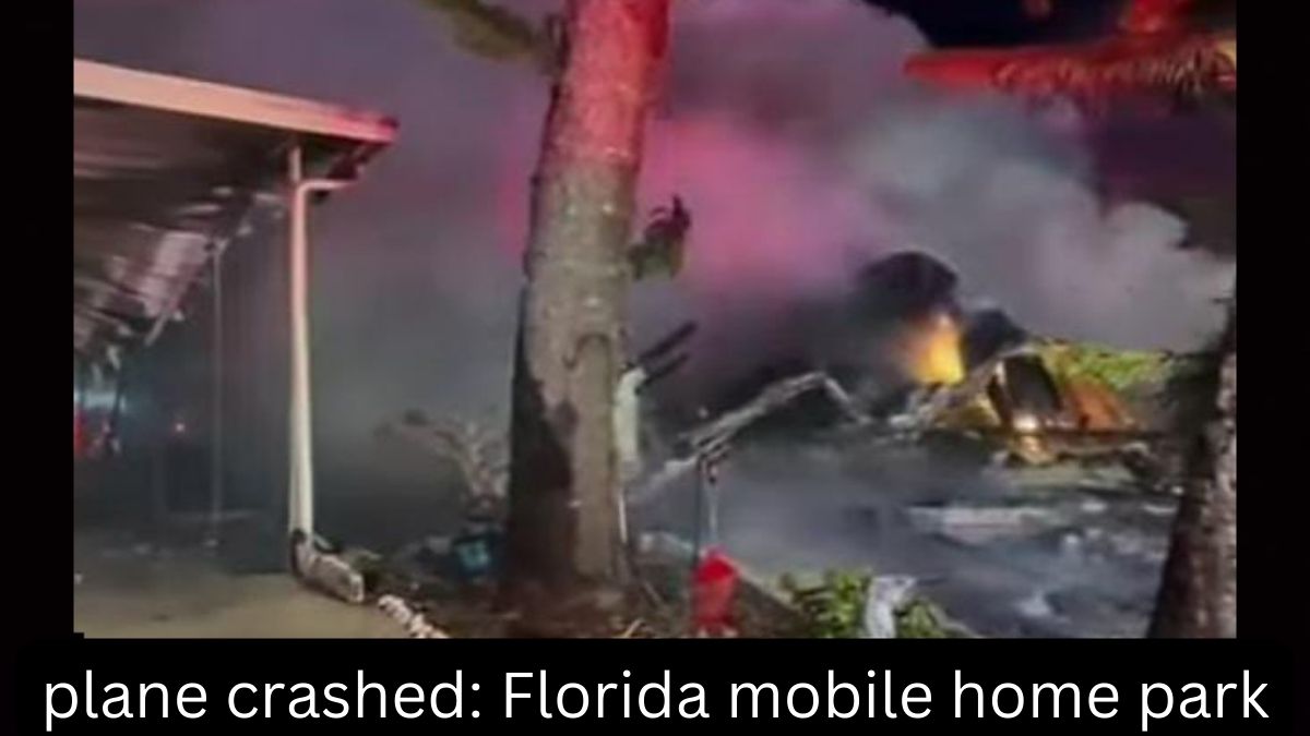 plane crashed Florida mobile home park