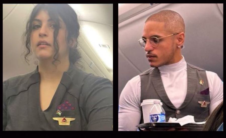 US airline apologizes after controversy over cabin crew members wearing Palestine flag pin